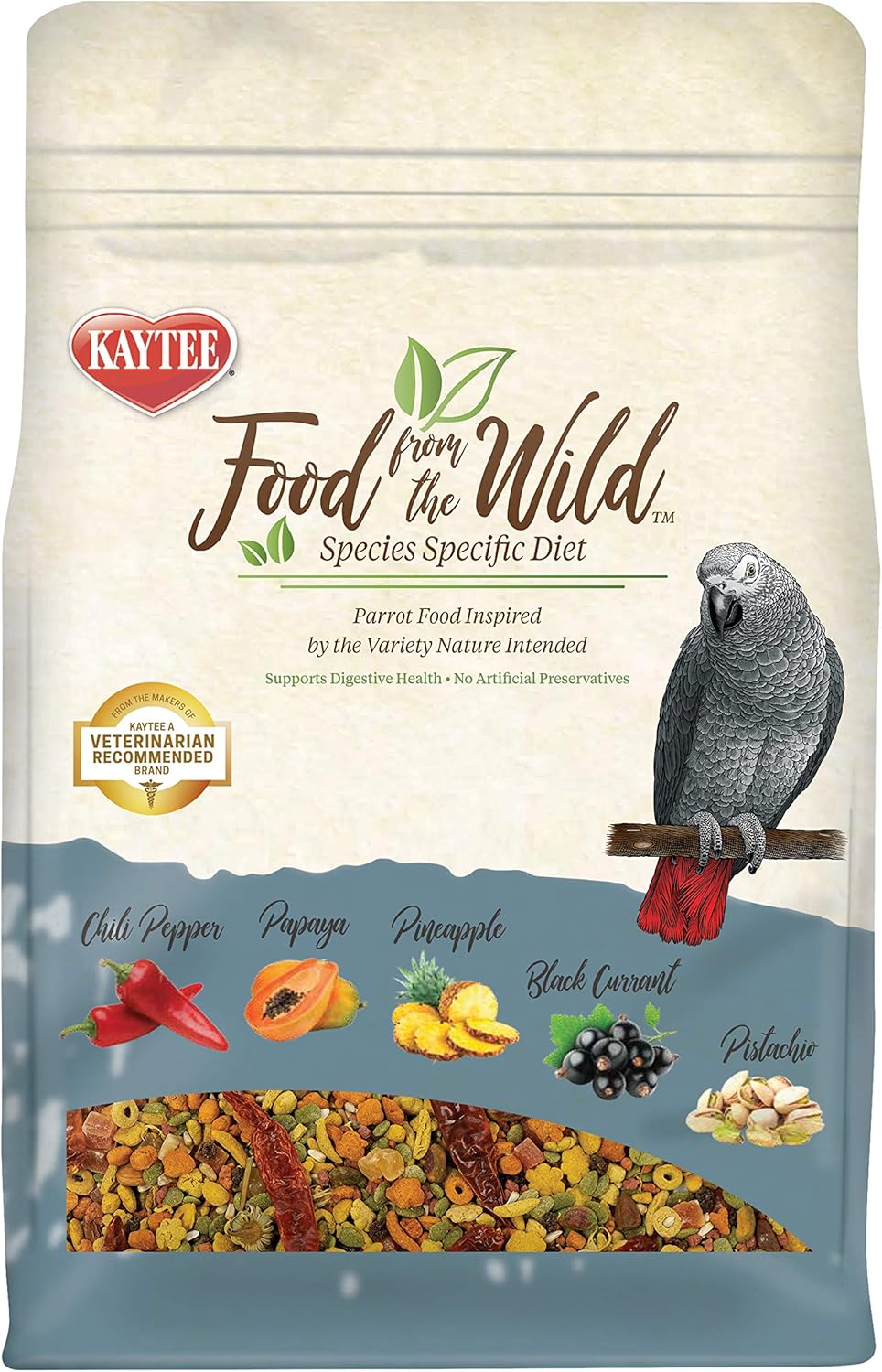 Kaytee Food from The Wild Natural Pet Parrot Food