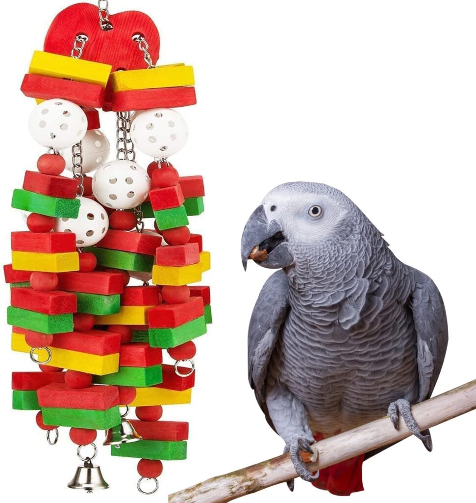 MQ Parrot Chewing Toy for Large and Small Parrots and Birds